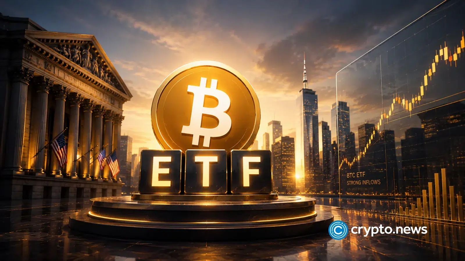 Bitcoin ETFs draw 3.5M in five-day inflow streak