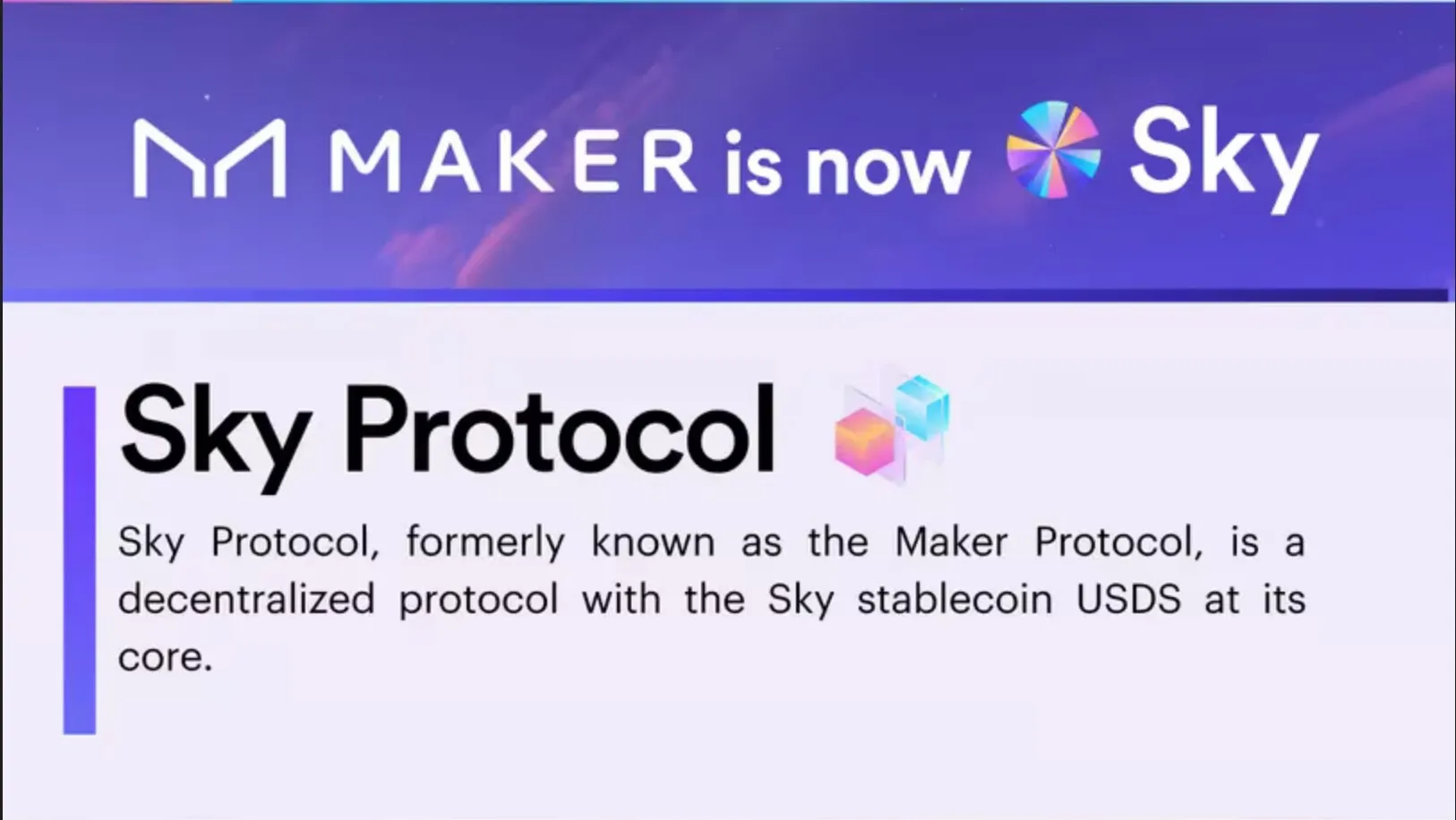 Sky remplace MakerDAO : une nouvelle ère commence avec les jetons SKY et USDS Sky remplace MakerDAO : une nouvelle ère commence avec les jetons SKY et USDS